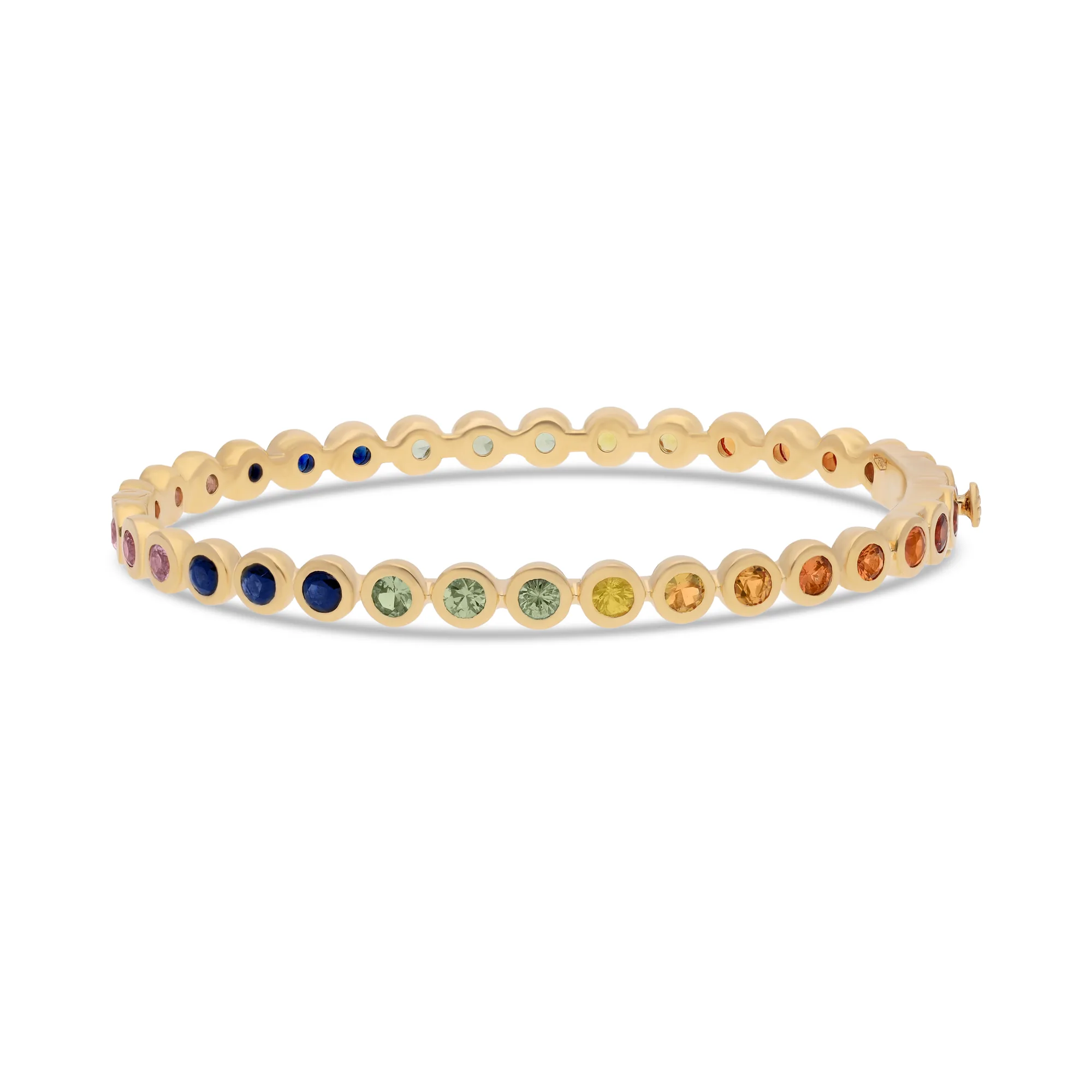 A multi-colour sapphire bangle from the Multi Sapphire collection