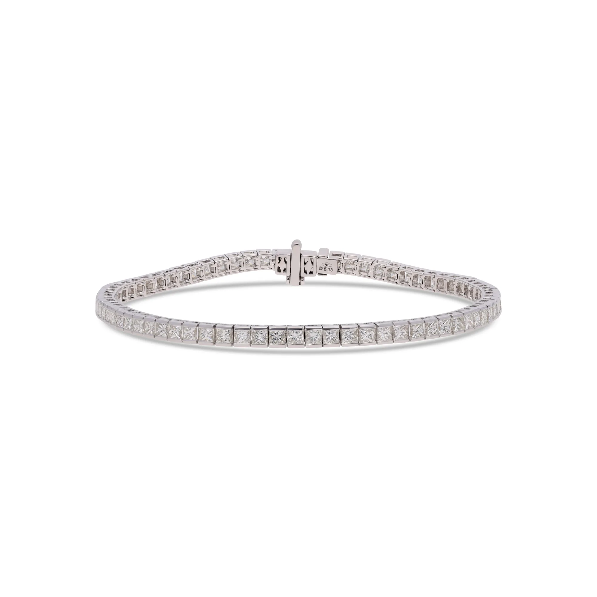 Armband aus 18K Weißgold mit Diamanten, Referenz CBR-0409