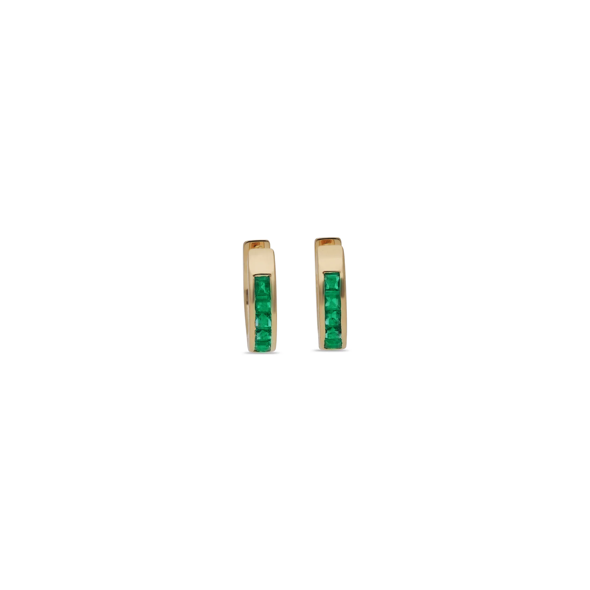 Pendientes de oro 18K con zafiro azul, zafiro, rubí y diamantes