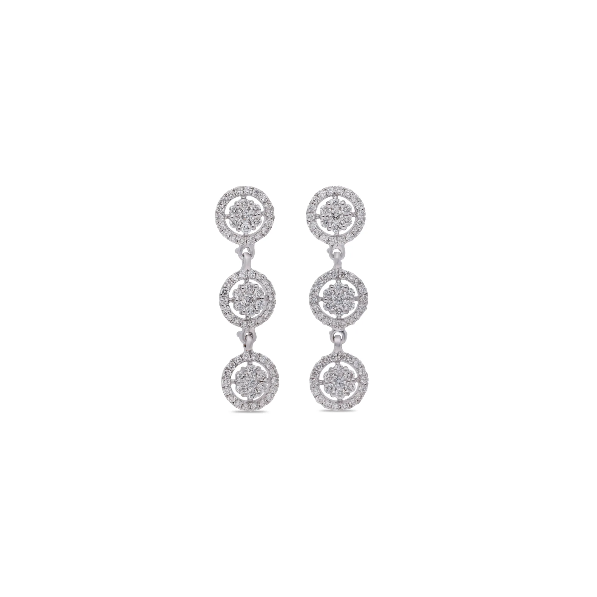 Diamond drop earrings from the Diamonds collection