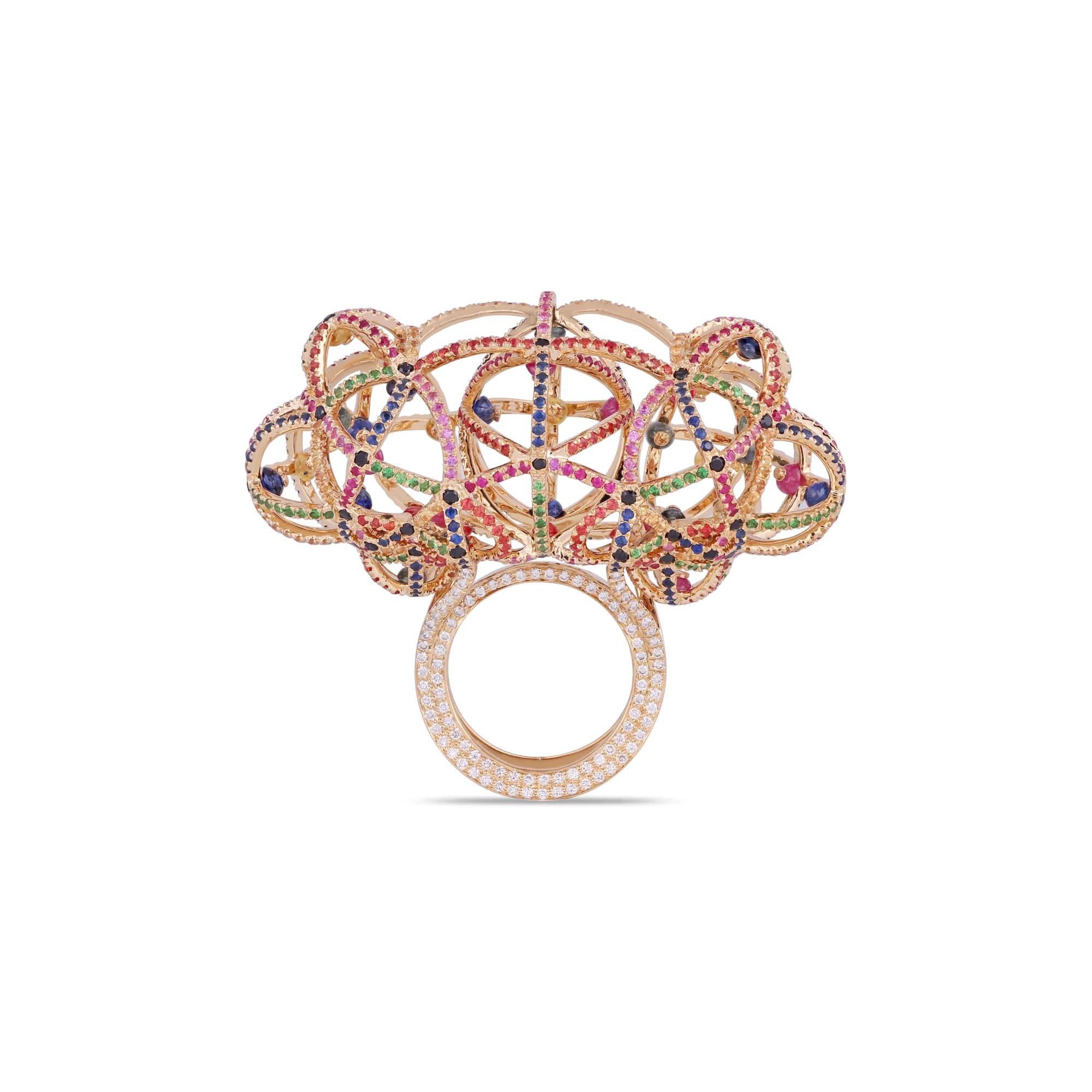 แหวนเชิงประติมากรรมจากคอลเลกชัน Fun Jewels