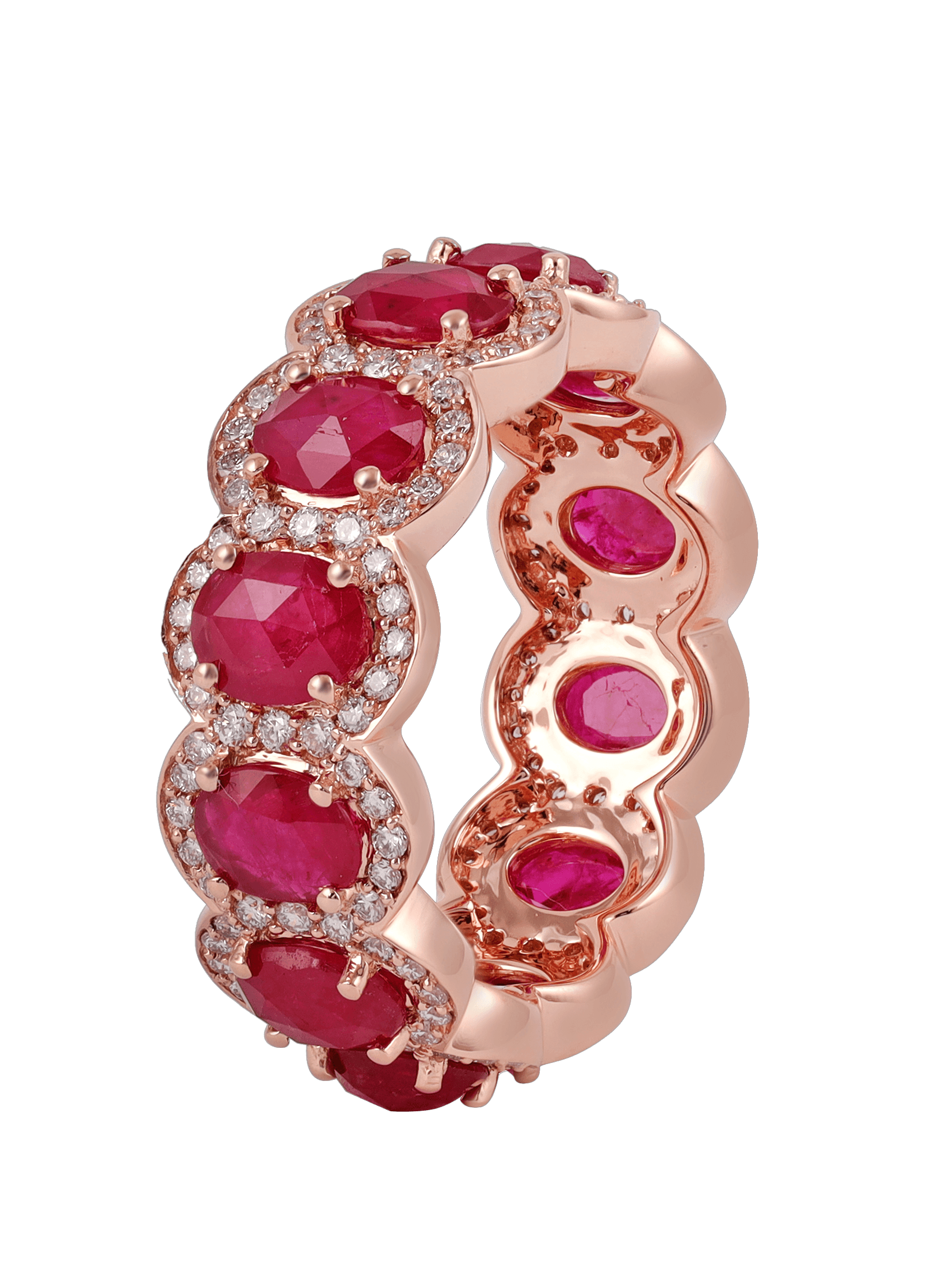 Una pieza de rubí y diamante de la colección Elenor